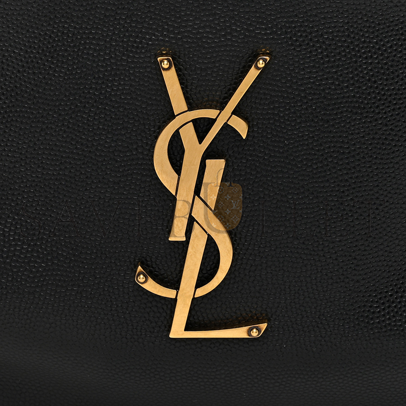 YSL CASSANDRE CLASSIC BELT BAG IN GRAIN DE POUDRE EMBOSSED LEATHER 589959DME0W1000 (25*14*3.5cm)